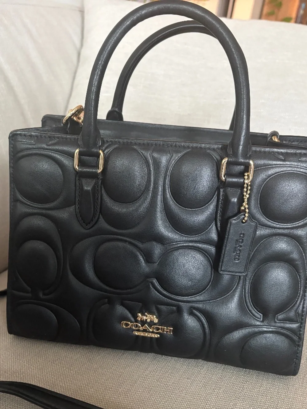 Coach Maggie Small Tote Bag In Signature Leather